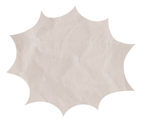 Starburst png cute paper cut icon, transparent background