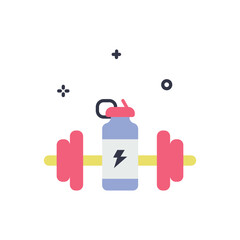 Weight Lifting vector icon
