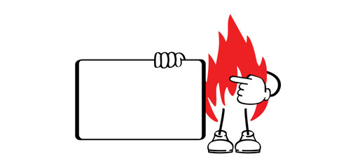 Ablaze mascot, flame with burning hot sparks. Matches, matchstick, lucifer logo. Smoking, fire or flame icon. Match lighted icon. No flames allowed. Stop, do not open fire sign. Matchsticks