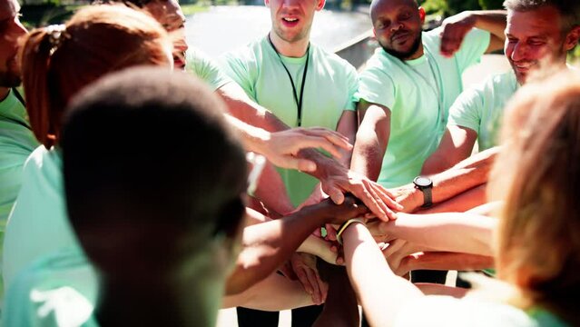 Volunteer Social Community Teamwork. Volunteering Unity