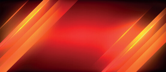 Neon dynamic diagonal light rays background. Techno digital geometric concept design for wallpaper, banner, presentation, background