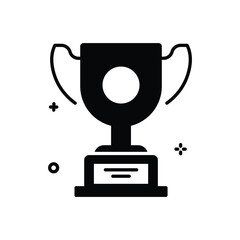 Trophy vector icon