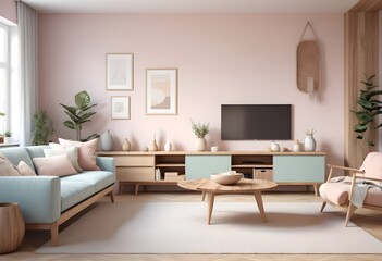 Photo modern style conceptual interior room 3d illustration