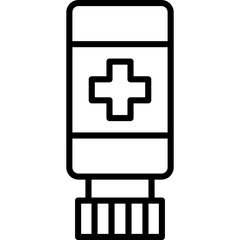 Obraz premium Ointment Icon