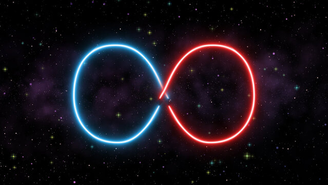 Infinity Stars Sign Loop Background 4K 1:1 16:9 9:16