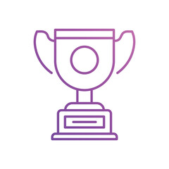 Trophy vector icon