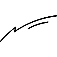 Abstract Scribble Line