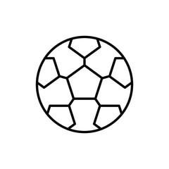 Fototapeta premium Football vector icon