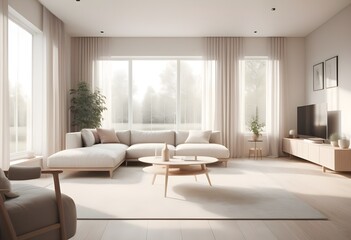 Photo modern style conceptual interior room 3d illustration