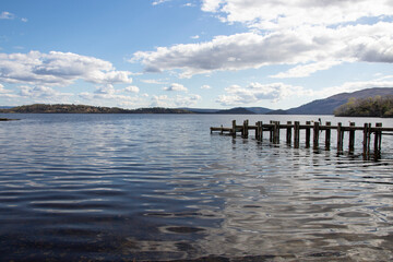 Tranquil Escape: Loch Lomond’s Serene Wooden Jetty