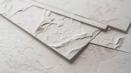 Design a textured paper with a marbled pattern, combining smooth and rough areas for an elegant and sophisticated look.