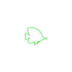 Hand Drawn Fish Outline Collection