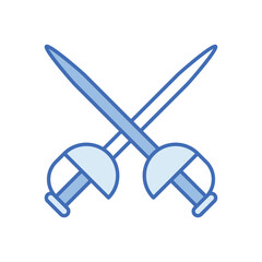 Fencing vector icon