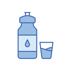 Water Bottle vector icon