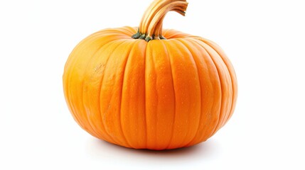 Pumpkin isolated on a white background. Generative Ai