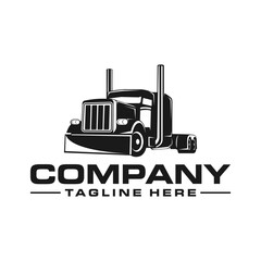 Truck logo template, Perfect logo for business related to automotive