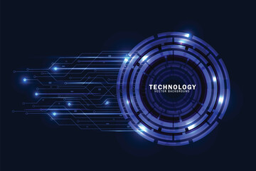 Technology background Hi-tech communication concept innovation abstract background