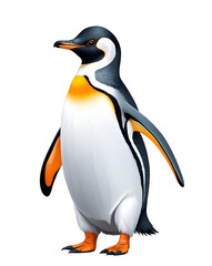 Fototapeta premium penguin isolated on transparent background