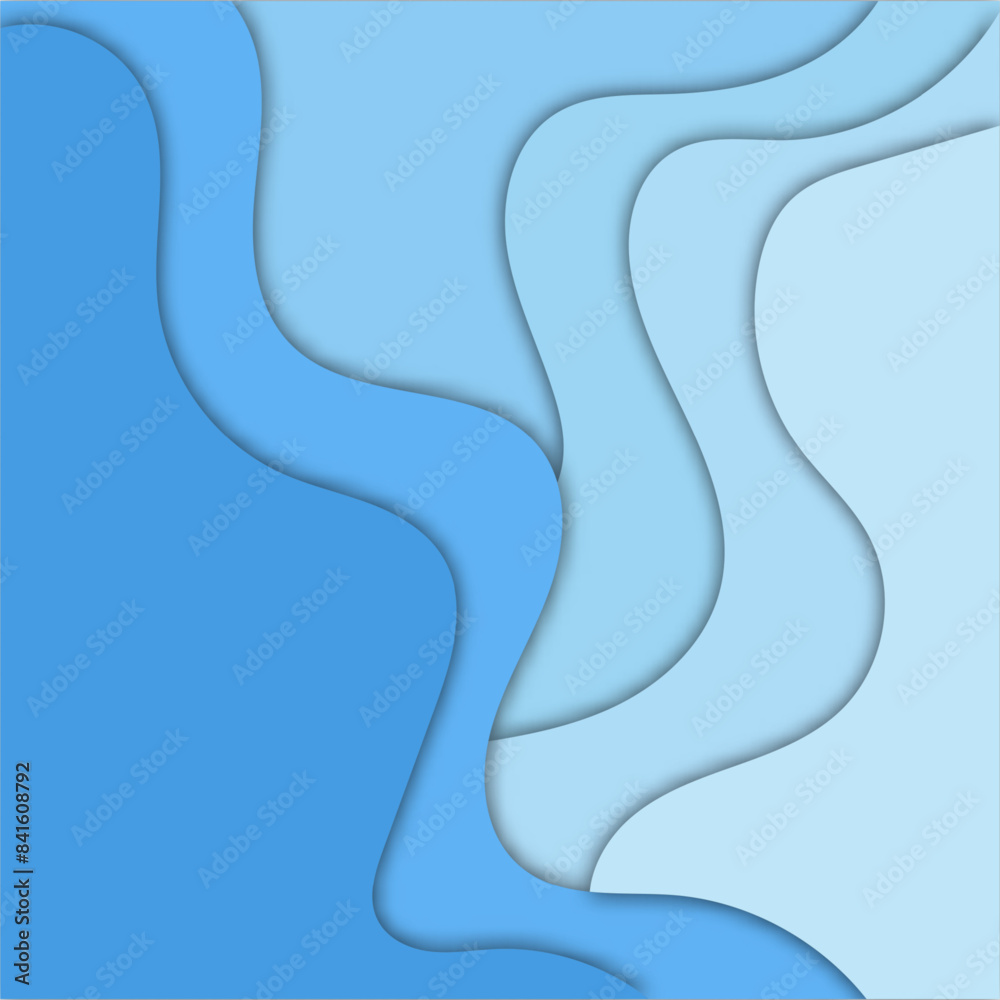 Poster abstract wavy red paper background. background with red waves. eps10