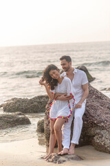 couple at the beach