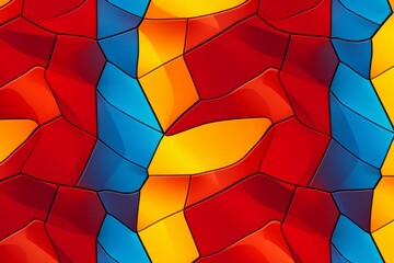 Obraz premium Bright abstract mosaic pattern. Ceramic tile. 