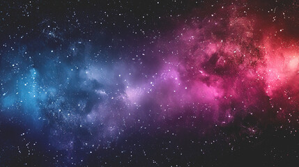 Naklejka premium Cosmic Nebulae Merge in Starry Splendor.