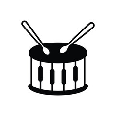 Drum vector icon
