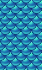 Mermaid scales pattern. dragon or snake scales detail. Fish scales pattern background. hologram effect. Reflecting the shimmer light and creating gradient