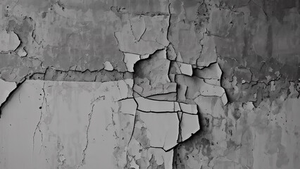 Obraz premium Immerse yourself in the enigmatic allure of this black old wall design, featuring a dark abstract pattern. The vintage texture and gothic elements create a sophisticated and mysterious backdrop