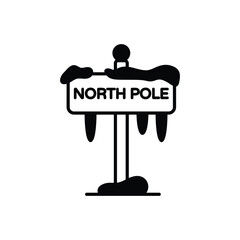 North Pole vector icon