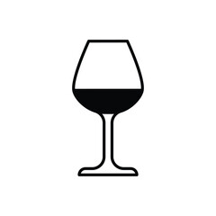 Wine Glass vector icon