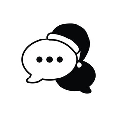 Christmas Message vector icon