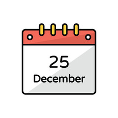 Christmas Day vector icon