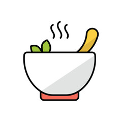 Soup vector icon