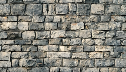 Obraz premium Old brick wall. Light Gray Texture of cement paving slabs or cobblestone for banner. Mock up or template for modern design