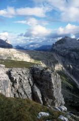 Bizarre Felsformationen in der Puez-Geisler- Gruppe in den Dolomiten, Südtirol, Italien - Tour -99