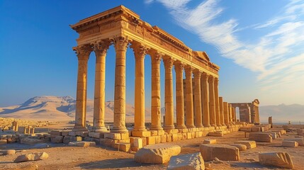 Obraz premium Ruins of ancient