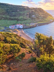 Fototapeta premium view of the river
