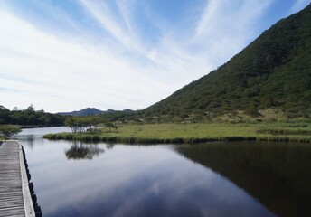 赤城山の遊歩道