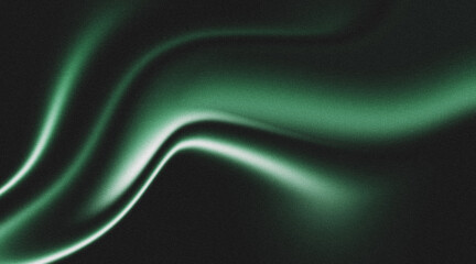 Grainy gradient background abstract glowing color wave black backdrop, noise texture banner poster header design