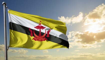 The Flag Of Brunei