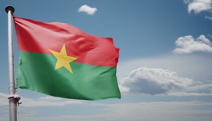 The Flag Of Burkina Faso
