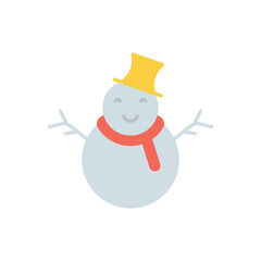 Snowman vector icon