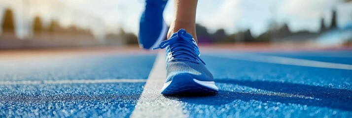 Athlete s agile feet in motion at summer olympics, showcasing dynamic lateral movement