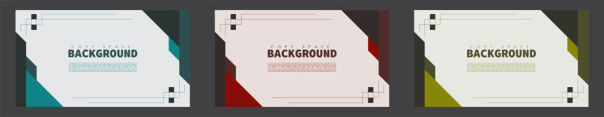 Vector Geometric Background Copy Space Template