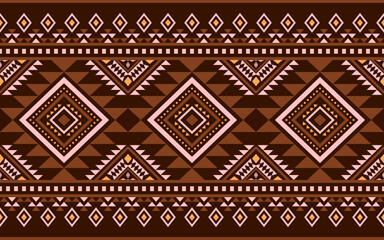 Navajo aztec southwest geometric seamless pattern fabric colorful design for textile printing