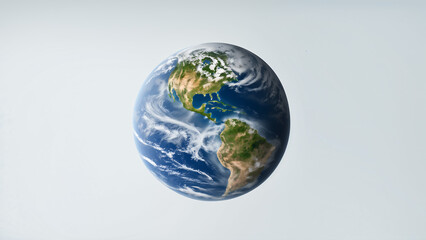 A green and beautiful Earth that can be used as a graphic image