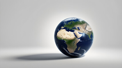 A green and beautiful Earth that can be used as a graphic image