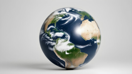A green and beautiful Earth that can be used as a graphic image