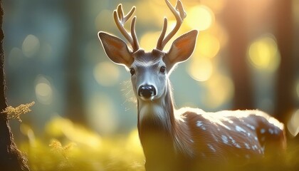 Obraz premium Animals, creatures, wild animals, beautiful creatures, rushing animals, running animals, Generative AI